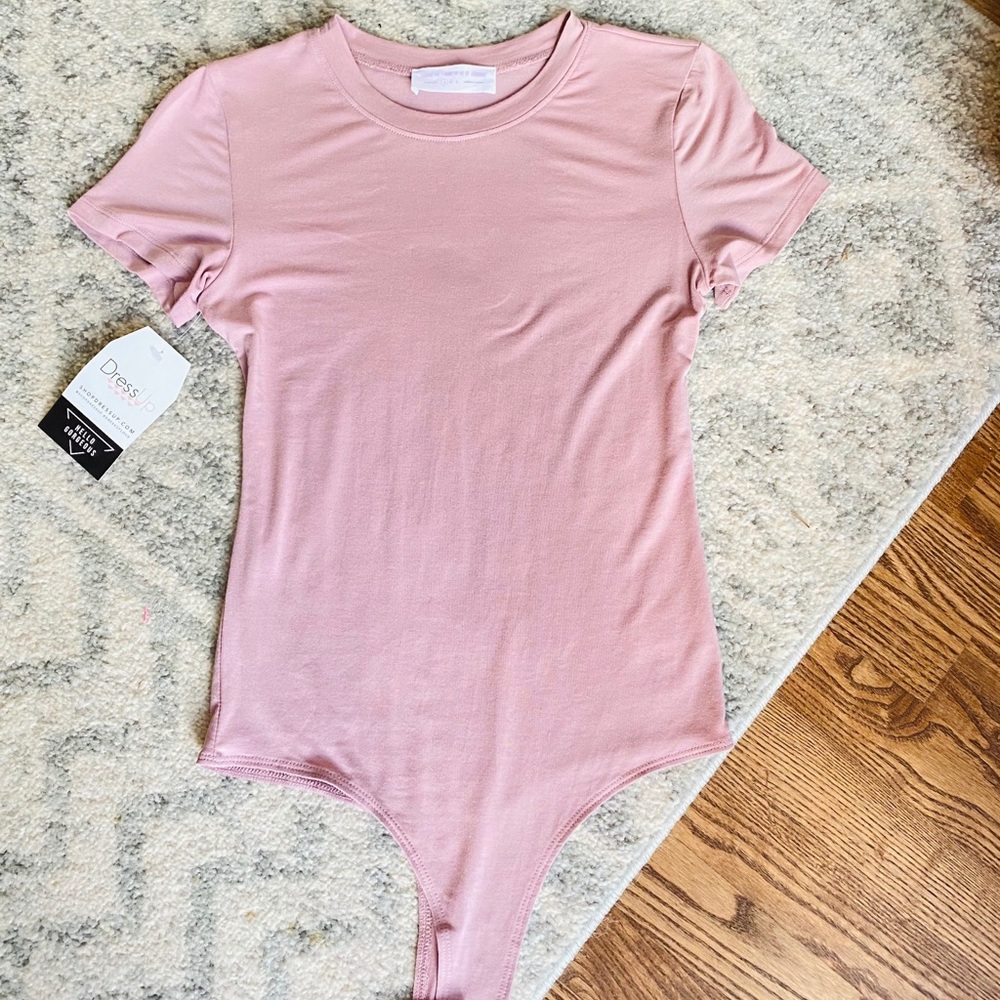 New Blush Pink Bodysuit